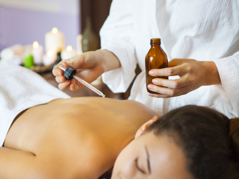 CBD pain relieving massage therapy